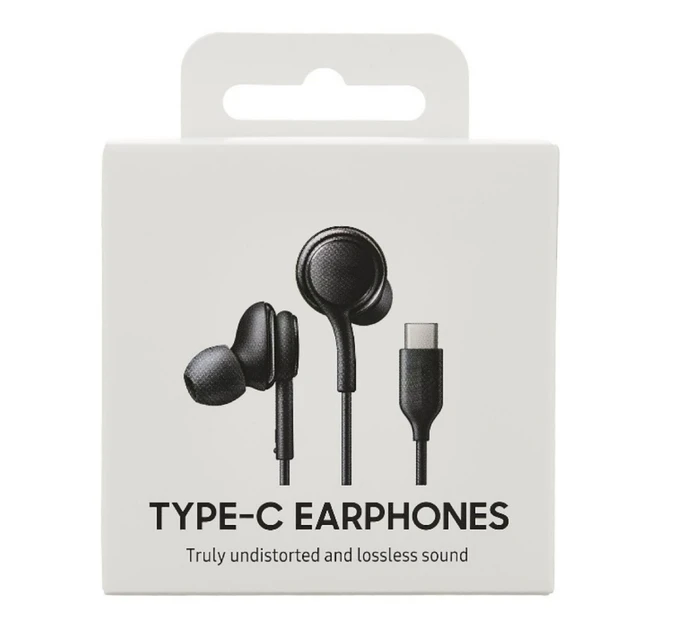 אוזניות טייפ-סי ( בסגנון אוזניות AKG) - עם שמע ודיבור עובדים מצויין