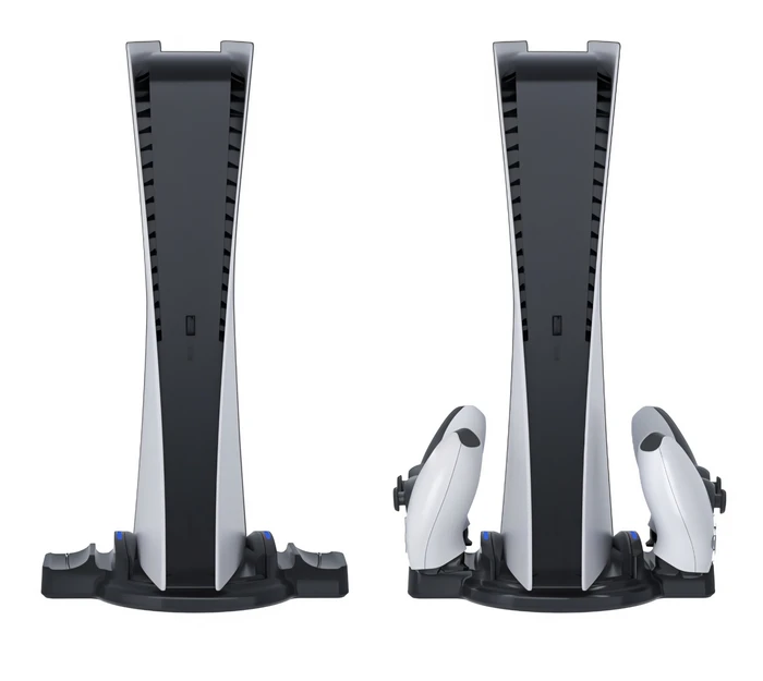 מעמד לקונסולה Sony PS5 משולב טעינה כפולה לשלטים - חברת Mimd