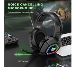 אוזניות גיימינג אלחוטיות Onikuma B100