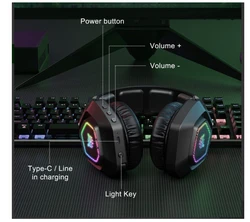 אוזניות גיימינג אלחוטיות Onikuma B100