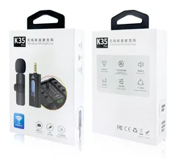 מיקרופון Dash אלחוטי דגם K35 Pro לחיבור Aux