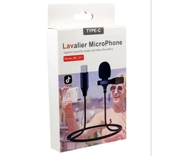 מיקרופון LAVALIER לטלפונים ניידים - חיבור טייפ-סי