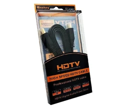 כבל HDMI איכותי שטוח - 3 מטר באריזה מהודרת