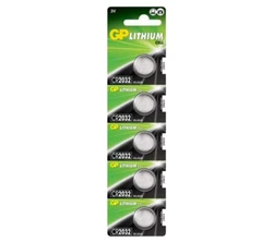 סוללות כפתור CR2032 סט 5 יחידות