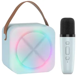 מיני בידורית קריוקי לילדים עם מיקרופון דגם V8